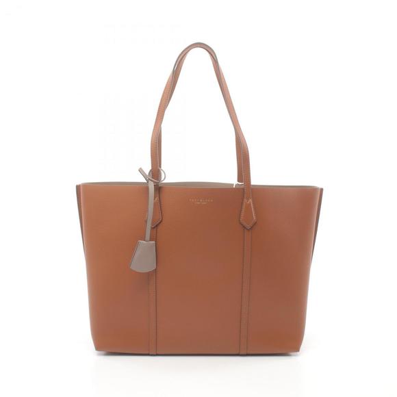 Tory Burch Perry Triple Compartment Tote Bag Leather Women's Brown 81932905 - Picture 1 of 5